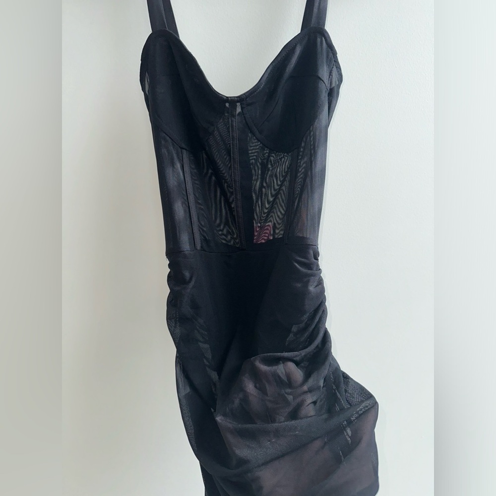 PLT See through bodycon dress
